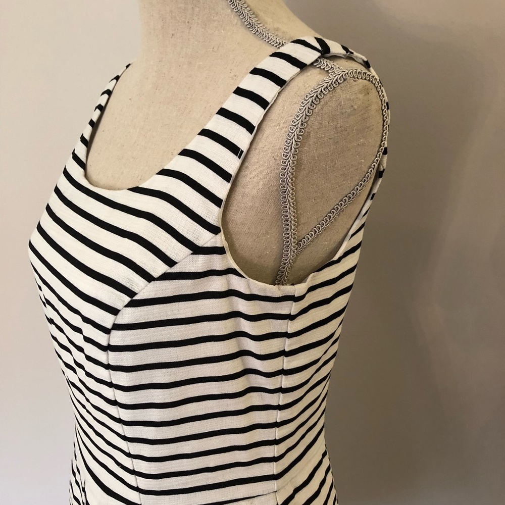 Tiana B Black Stripe Dress - Picture 4 of 8